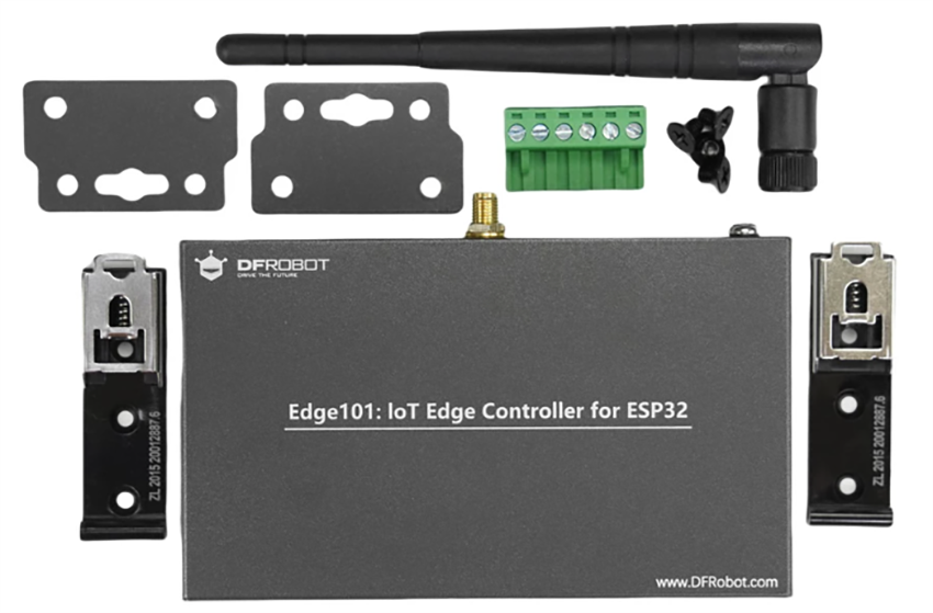 Mechanical Drawing - DFRobot DFR0886 Edge101 ESP32 IoT Programmable Controller